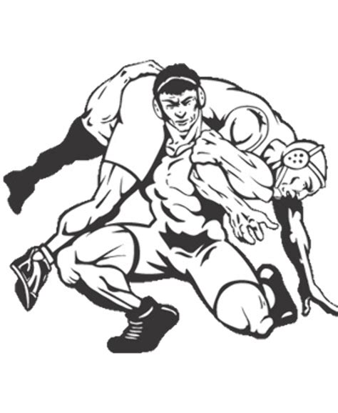 Page 1 of 200. . Wrestler clipart black and white
